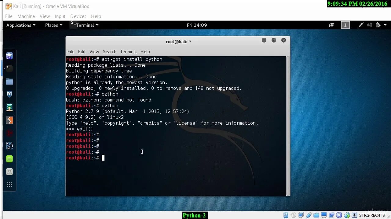 Питон на линукс. Кали Пайтон. Код kali Linux. -P Linux это.