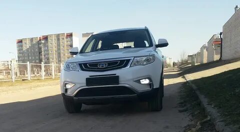 Geely atlas установка