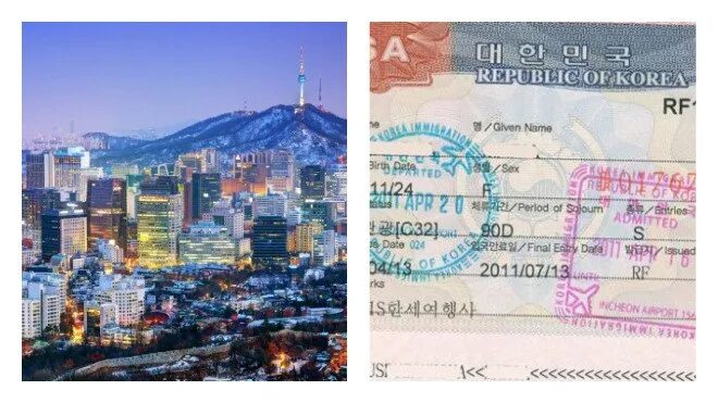 Нужна ли виза в корею 2024. Корейская виза. Виза в Южную Корею. Российская виза для корейцев. Виза Корея 2022.
