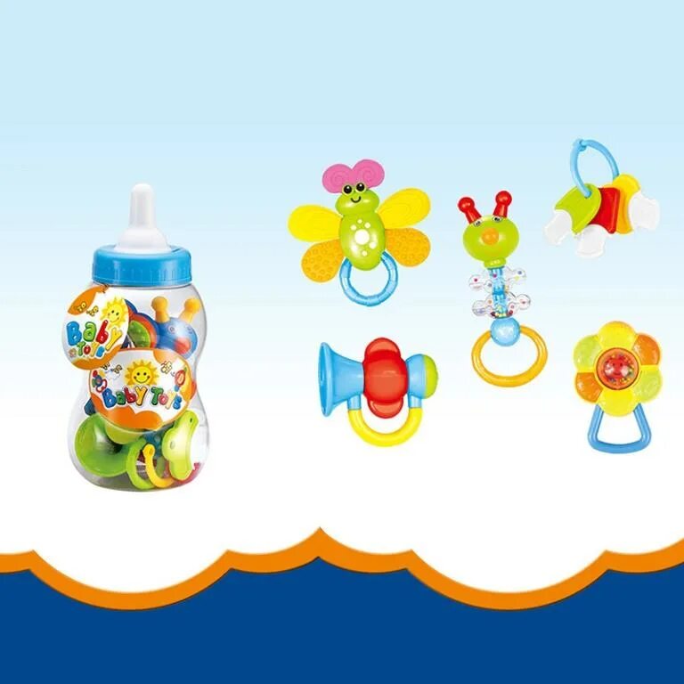 Магазин карапуз в камышине фото погремушка для грудничков. Набор погремушек 8389-3 в пак. Магазин детских товаров закупает погремушки. 2*90шт. Погремушка devik baby веселый куб.