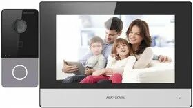 Комплект видеодомофона hikvision ds kis603 p. Комплект видеодомофона hikvision ds kis603 p