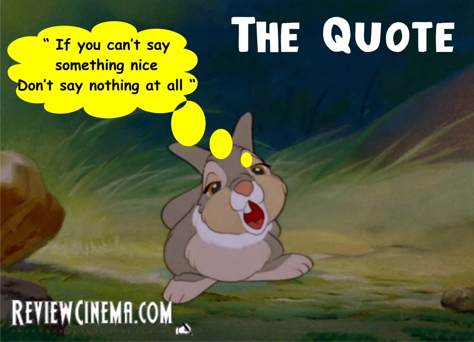 You don t say meaning. Thumper (bambi). if you can&#039;t say something nice don&#039;t say nothing at all. thumper перевод. кто такой thumper перевод.