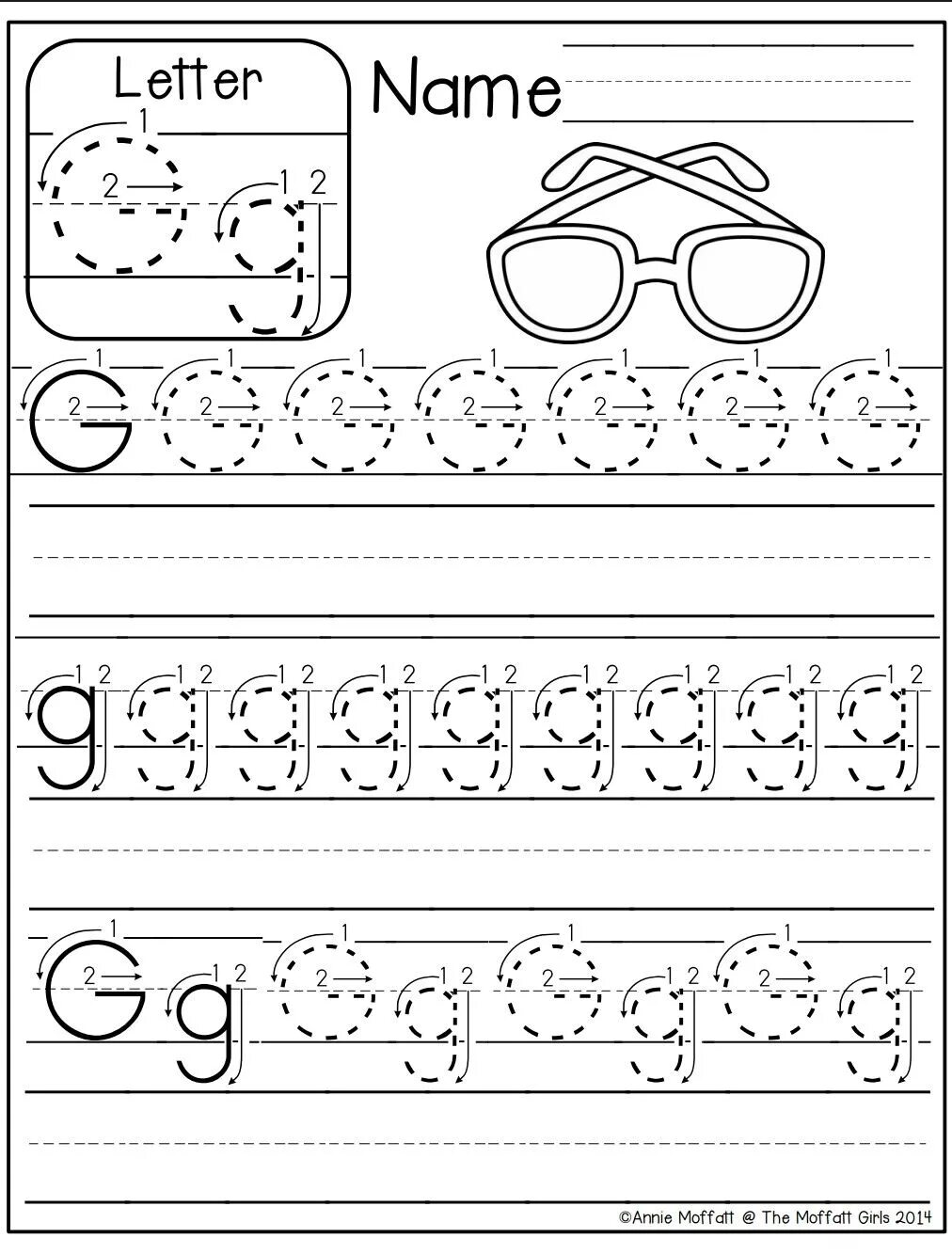 Write g