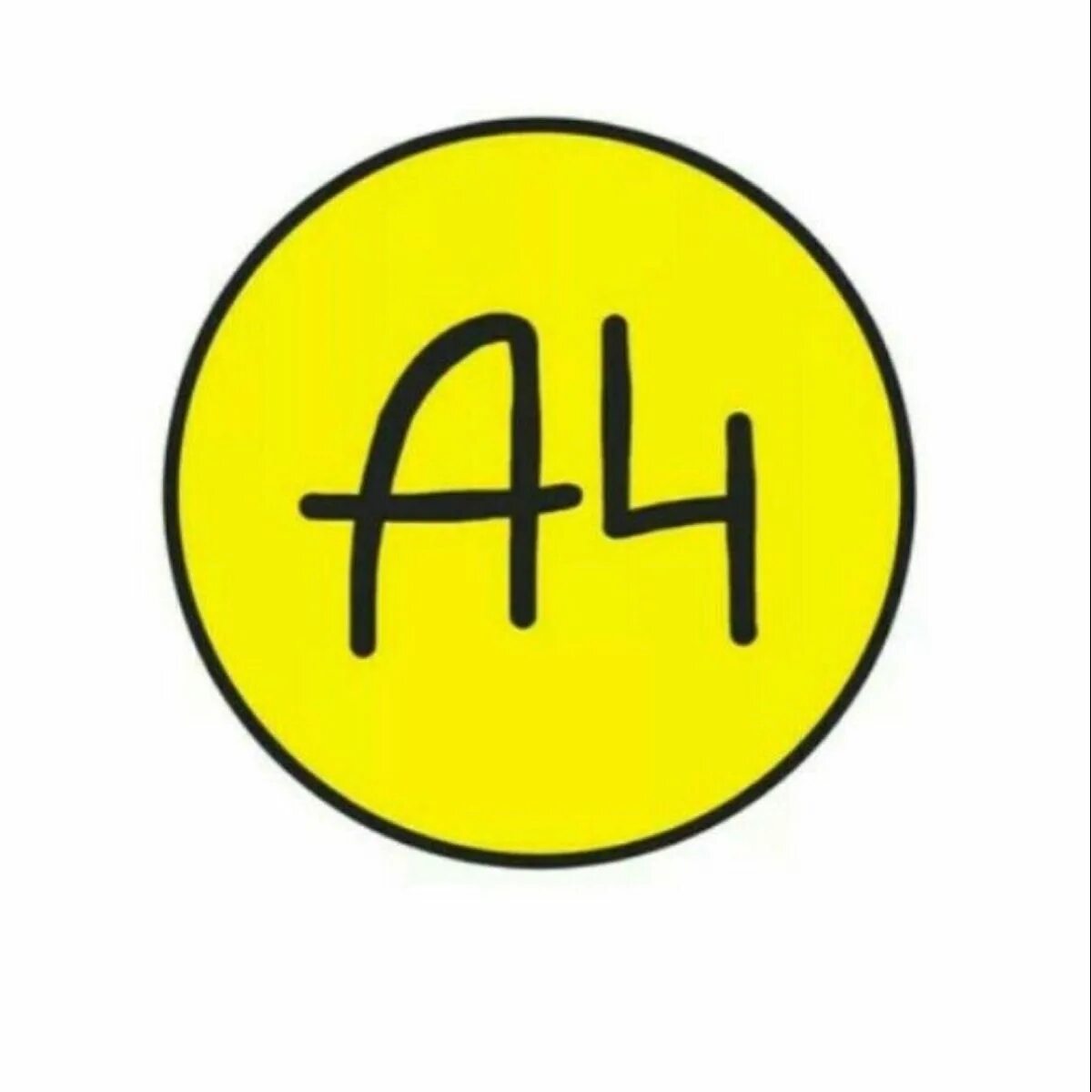 Значок а4. А4 знак канала.
