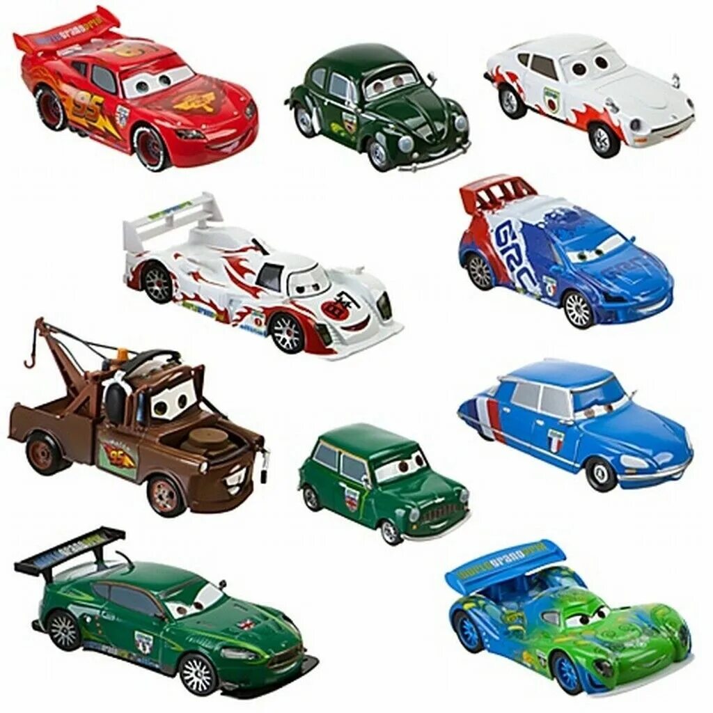 Машинки 10 9 8. Cars 2 World Grand prix. Cars 2 World Grand prix Racers. Машинка World Grand prix. Тачки 2 игрушки Маккуин.