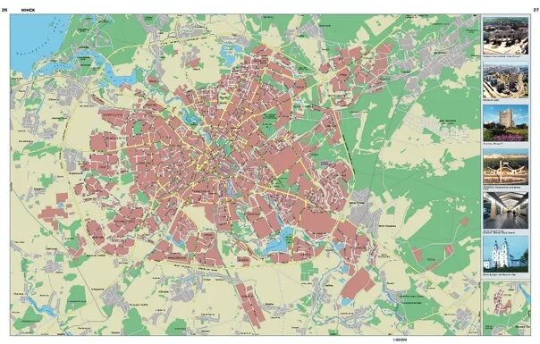 Схема минска с улицами и домами Карта Минска с улицами. Карта метро Минска на Туристер.ру