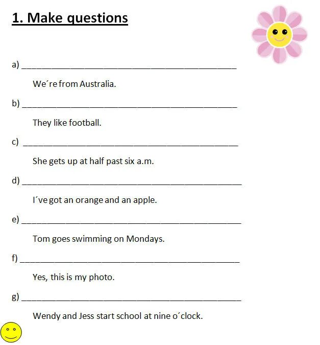 Make up questions to the answers. Вопросы Worksheets. Вопросы в английском языке Worksheets. WH questions упражнения. Специальные вопросы Worksheets for Kids.