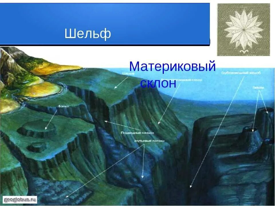 Материковый склон мирового океана. Шельф и материковый склон. Шельф рельефа дна. Континентальный рельеф. Рельеф на дне мирового океана