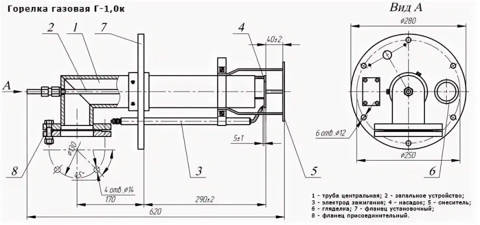 Газовая горелка г 1