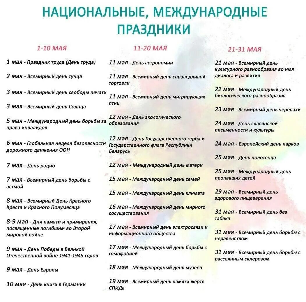 9 числа какой праздник будет. Список праздников. календарь международных праздников. праздники в мае. перечень праздников в мае.