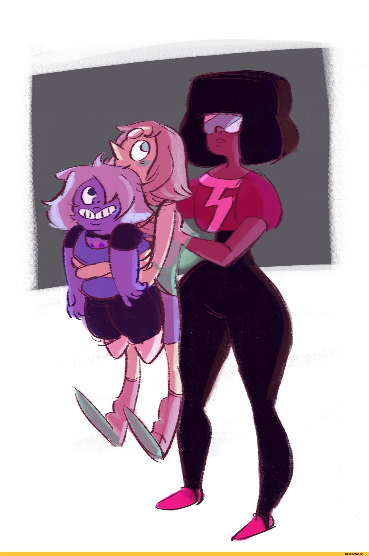 Гранат и аметист. Garnet Amethyst Pearl Steven. Вселенная Стивена гранат и аметист.