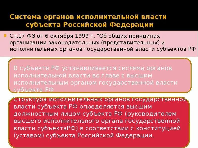 Высший орган исполнительной власти субъекта российской федерации. Исполнительные органы государственной власти субъектов РФ. Система органов исполнительной власти субъектов РФ. Органы исполнительной власти РФ И субъектов РФ. Структура органов исполнительной власти субъектов РФ.