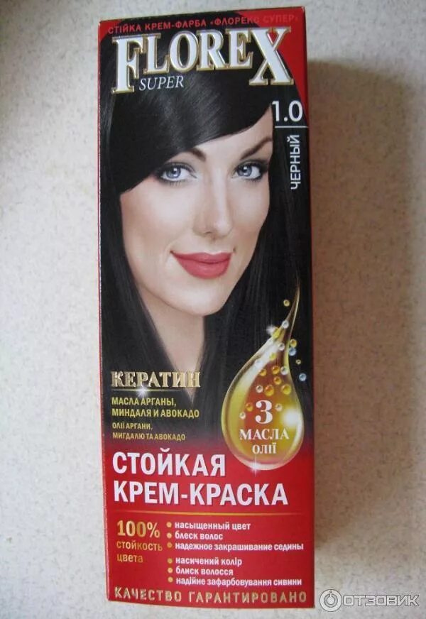 Отзыв о Краска для волос Florex Порадовала цена