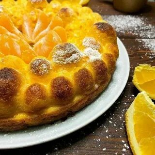 Пирог с мандаринами в духовке вкусный рецепт