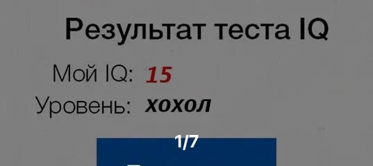 Номер телефона хохлов. Уровень IQ Мем. Результат теста IQ хохол. Тест на айкью. Ваш IQ 3.