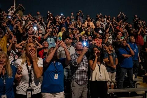 Crowd watching