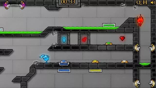 игра огонь и вода 4. вода в хрустальном храме. Fireboy_watergirl_in_the_crystal_temple. вода в хрустальном храме. Fireboy and watergirl.