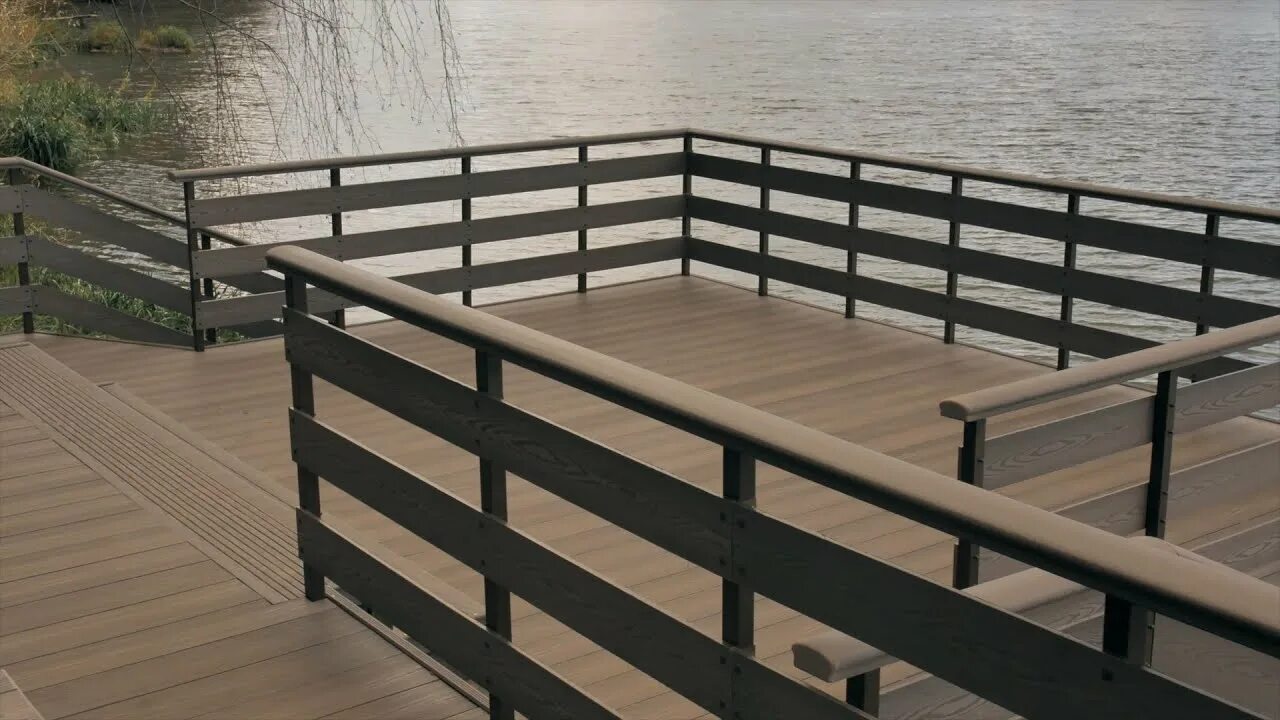 Дпк донской. Террасная доска RUSDECKING. Террасная доска ДПК Русдекинг. Ограждения ДПК Русдекинг. Террасная доска полимерная UNODECK Vintage.