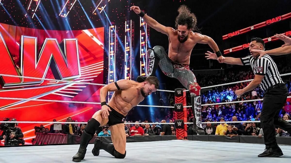 Seth Rollins vs. Finn Balor Seth Rollins. WWE Monday Night Raw. WWE Monday Night Raw (22.03.2010). Реслинг на русском 2024 года