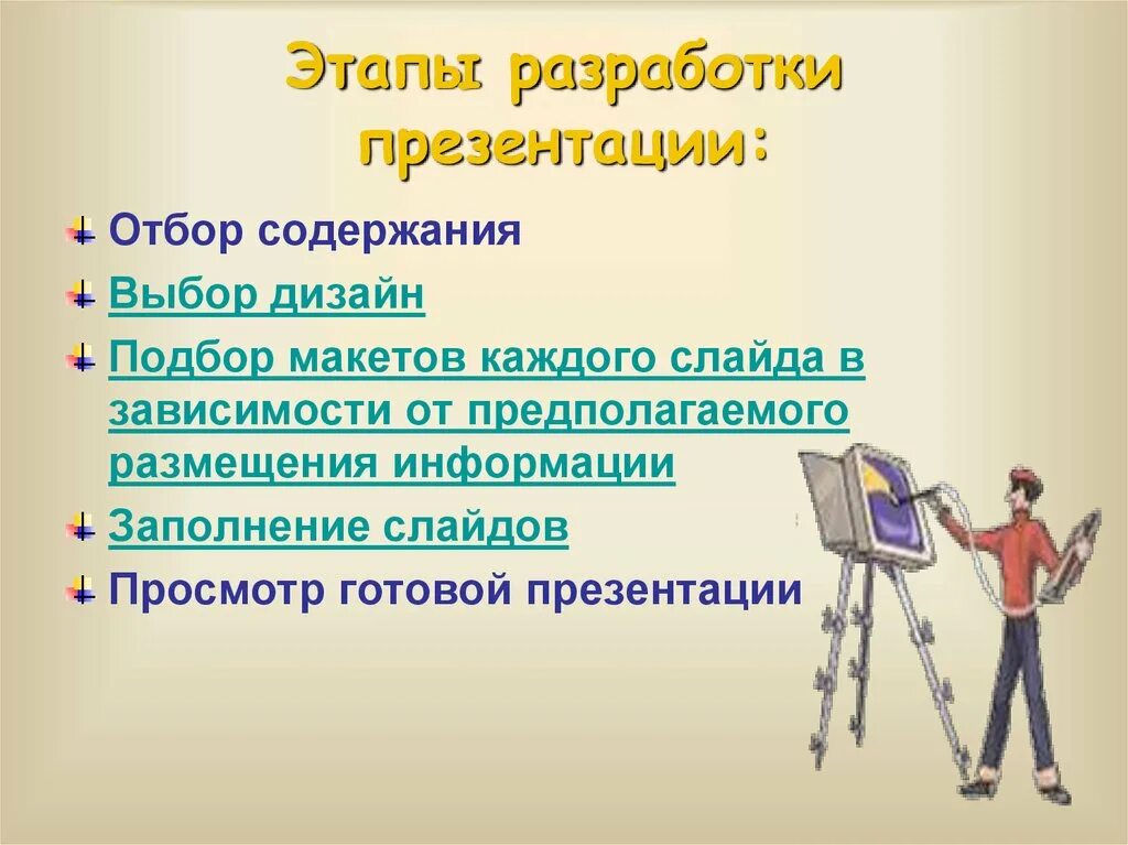 Урок компьютерные презентации. Подготовка компьютерных презентаций. Этапы разработки презентации. Презентация на тему компьютерные презентации. Доклад компьютерная презентация.