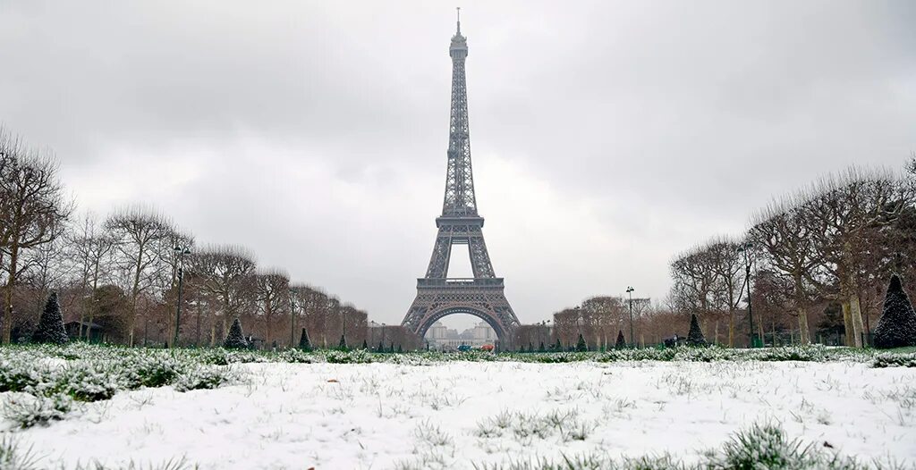 Even the strongest blizzards start with a single snowflake." Eiffel tower photog