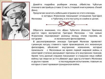 Авторская позиция тихий дон