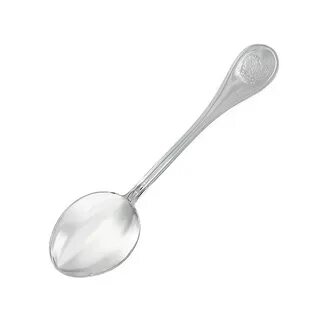 Серебряная кофейная ложка