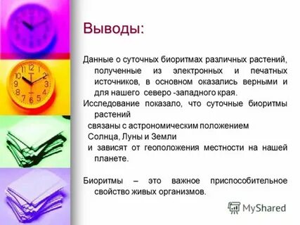 День часов цель