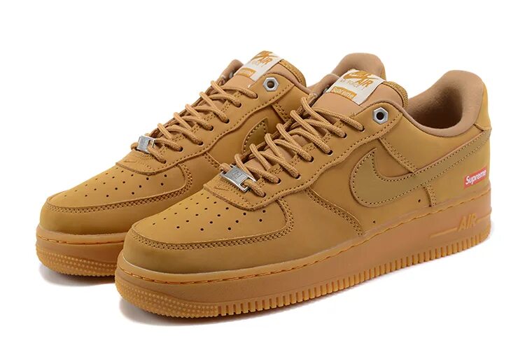 Air force 1 supreme. Nike Air Force 1 Low Flax. Nike Air Force 1 Supreme Brown. Supreme x Nike Air Force 1 Low Flax. Air Force 1 Low SP "Supreme Wheat".