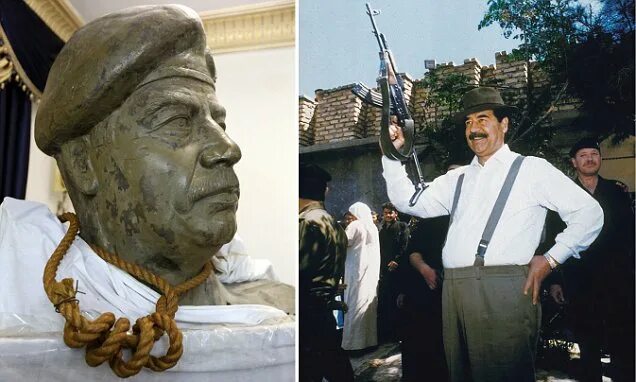 Хусейн повесили. Саддам Хусейн. Памятник Саддаму Хусейну. Саддам Хусейн казнь Ирак.