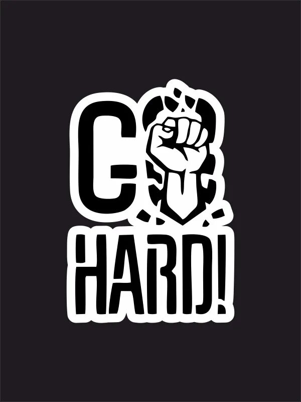 Go hard me go. Наклейка go hard на авто. стикеры го хард. черно белые наклейки кс го. go go стикер авто.