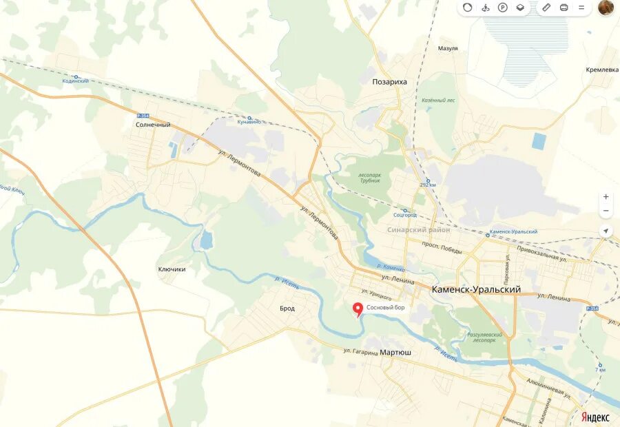 каменск уральский районы