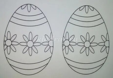 Рисование средняя пасхальное яйцо