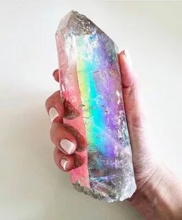 Brilliant rainbow crystals