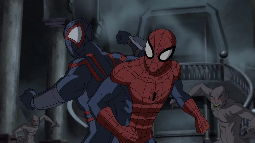 Великий человек паук персонажи. Кид арахнид человек паук. марвел великий человек паук. совершенный человек паук волк паук. великолепный человек паук сериал.