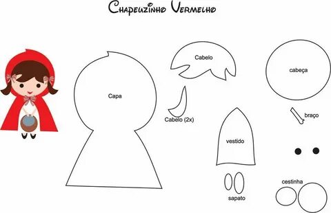Аппликация красная шапочка