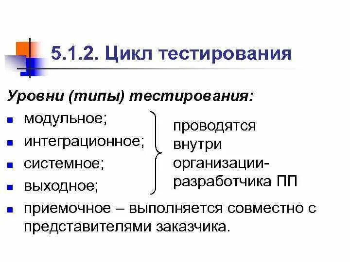 Перечислите уровни тестирования. Уровни тестирования ис. виды тестирования. цикл тестирования. виды типы уровни тестирования.