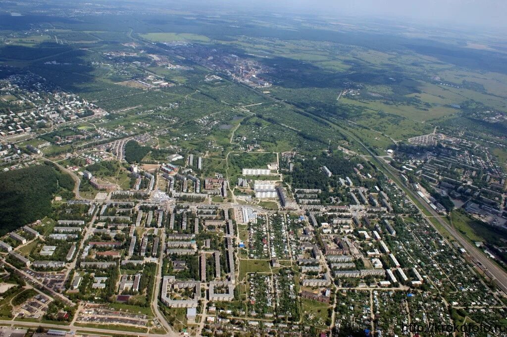 город Щёкино сверху - Блог Стоп
