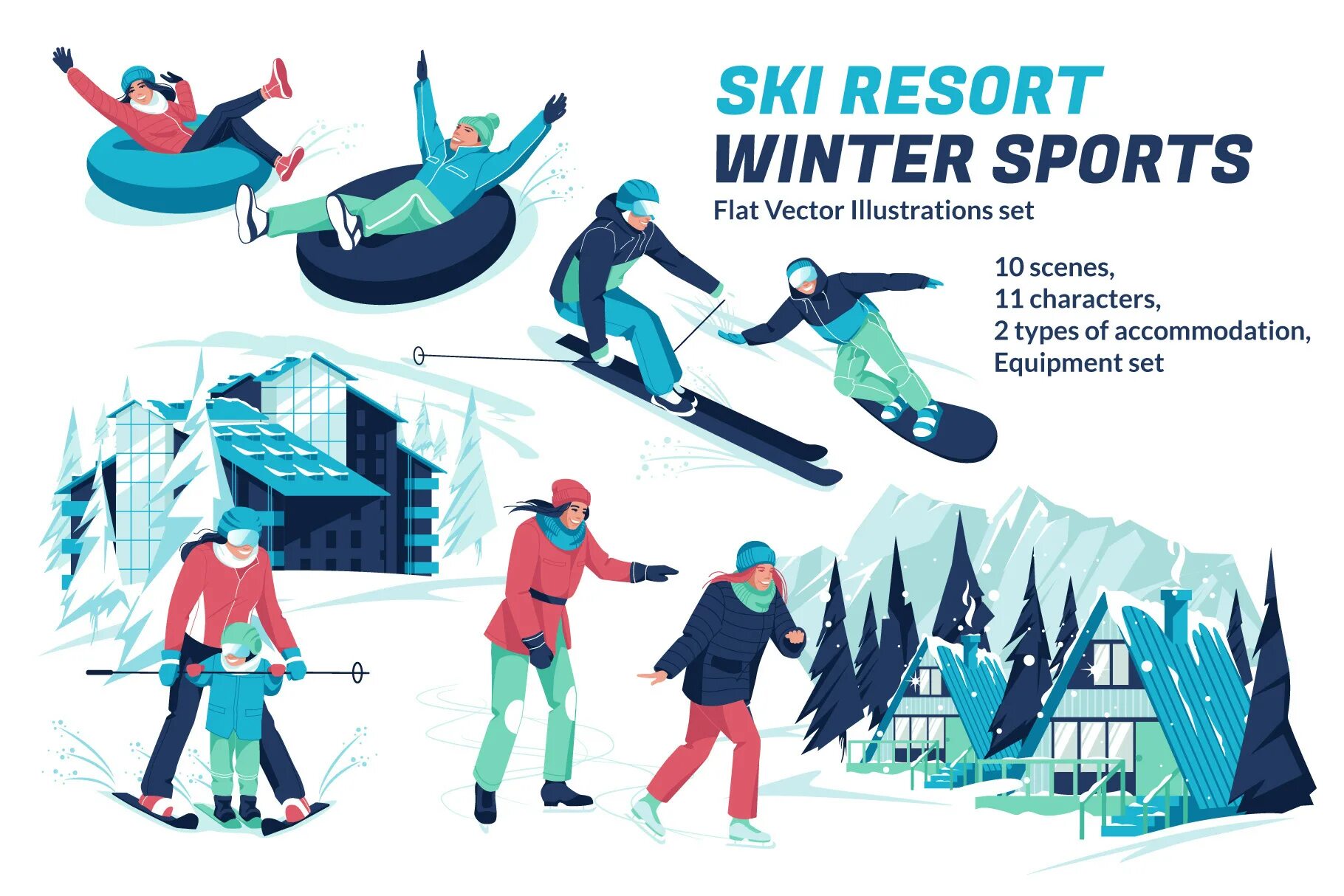 Спорт зима вектор. Зимний спорт Illustrator. Спорт иллюстратор. Ski Resort illustration. Do sport the winter