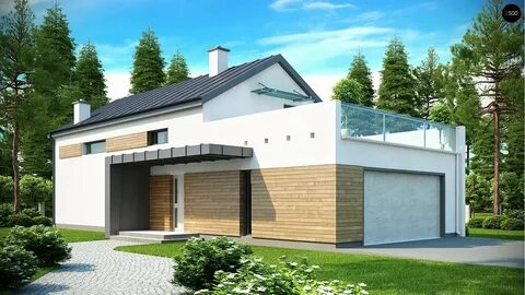 Дом над гаражом проекты фото планировка простые