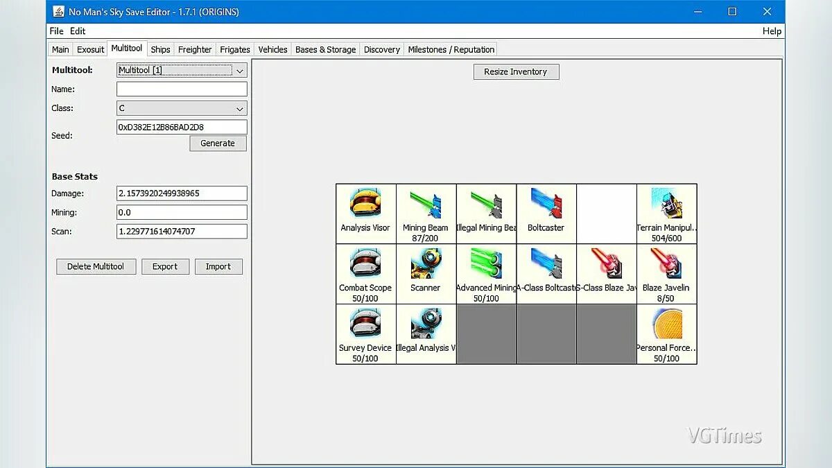No man's Sky редактор сохранений. No mans Sky save Editor мультитул. No man's Sky save Editor корабли. No man s sky сохранения