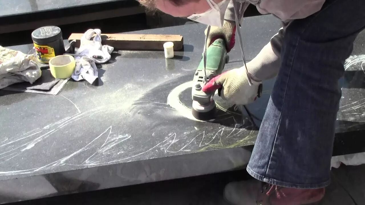 Техники обработки камня. Шлифование камня. Обработка камня гравером. Полировка памятника. Шлифовка мрамора и гранита.