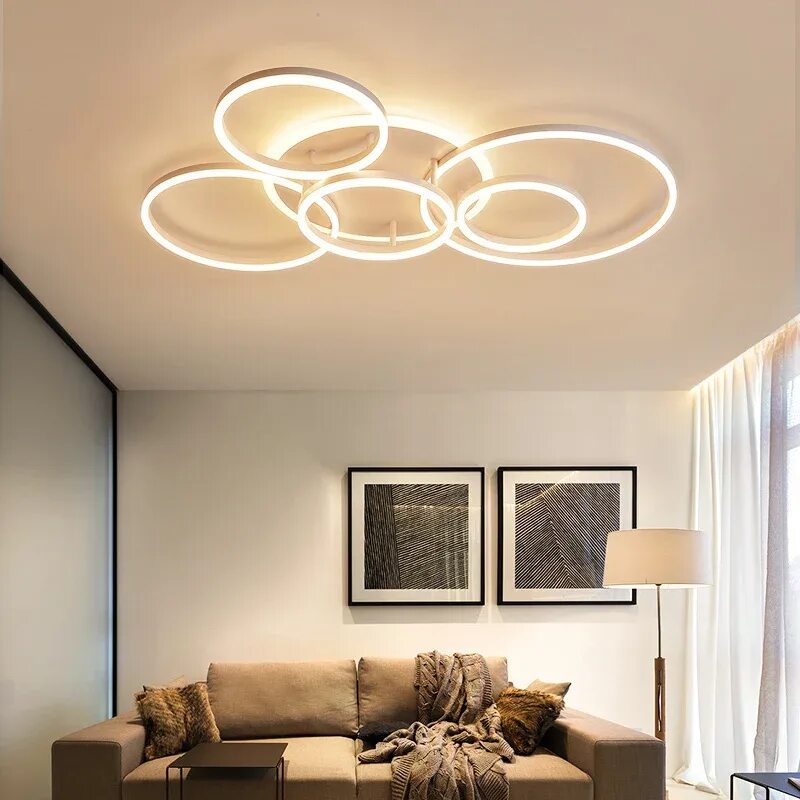 Люстра светодиодная Odeon Light Saturno 3964/99l, led, 114 Вт. Люстра led Ceiling Lamp 6 кольца. Потолочный светильник Modern Flush Mount Ceiling Light. Люстра led Ceiling Lamp 4.