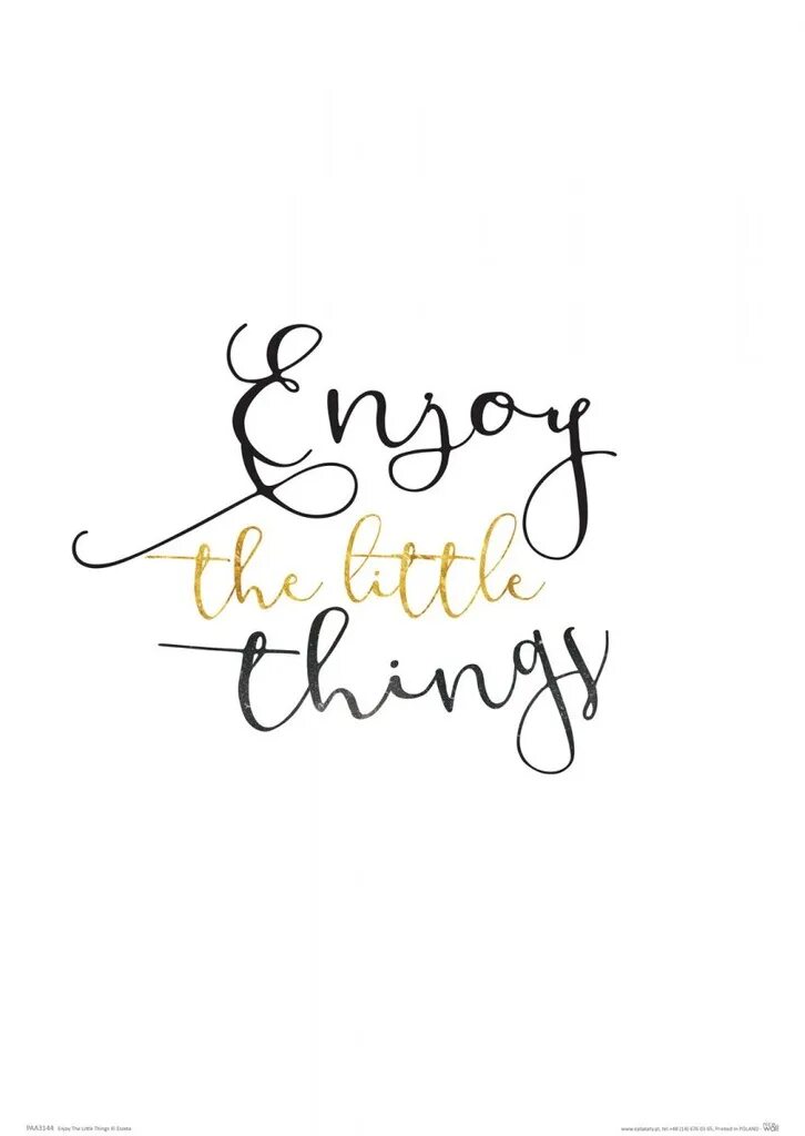 It s the little things. The little things. The thing надпись. Enjoy. Enjoy the little things купить в Москве.