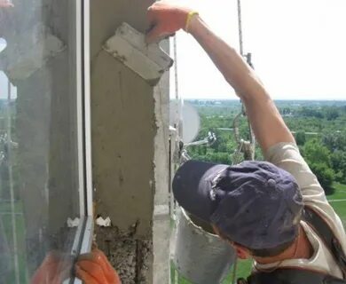 Штукатурка после установки окон