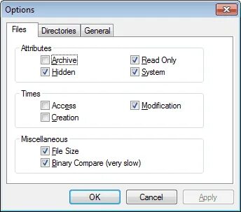 File attributes