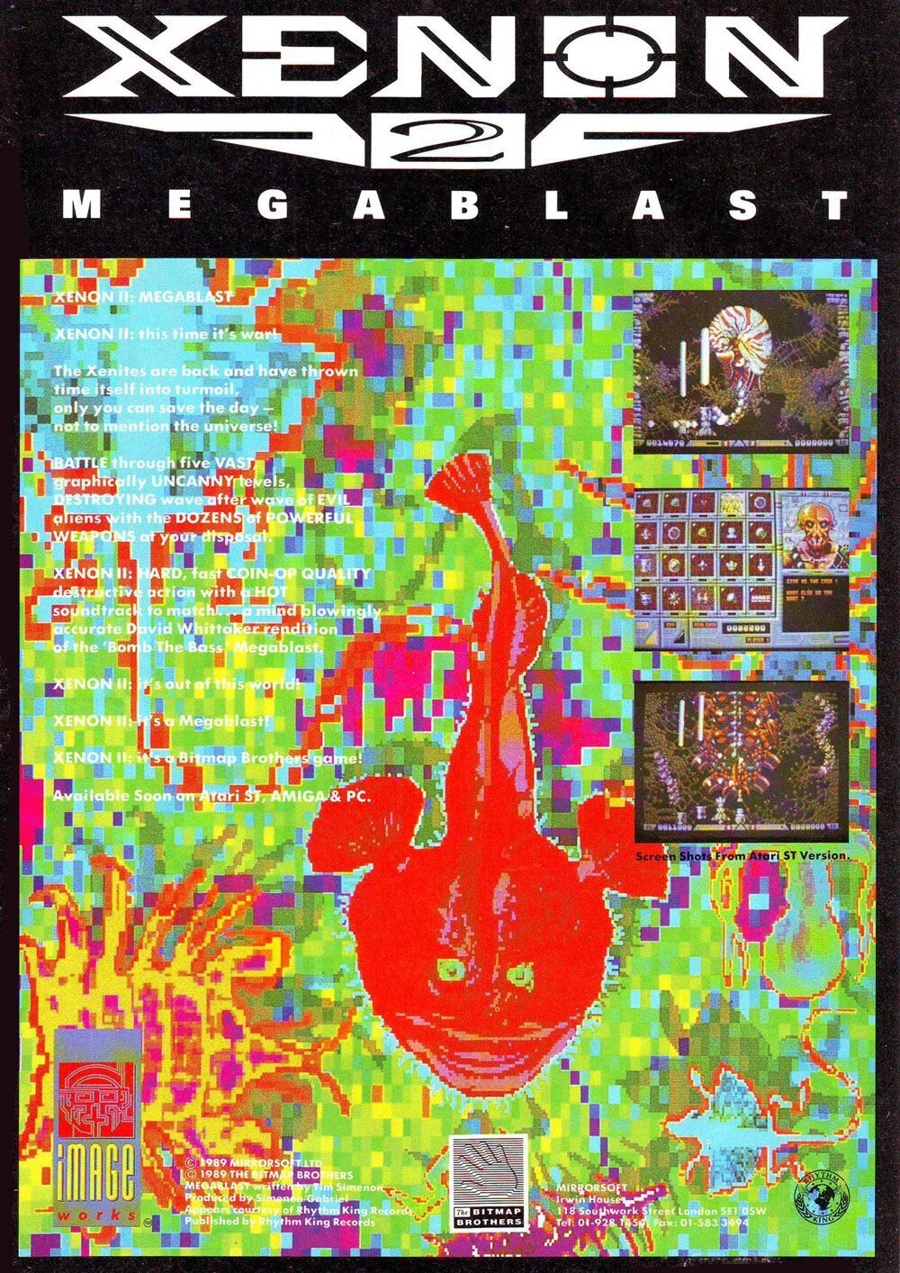 Xenon 2 Megablast Sega. Atari St Xenon 2. Atari amiga. Xenon плакат.