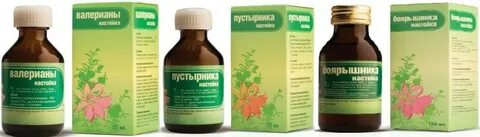 Настойки валерианы пустырника боярышника мяты