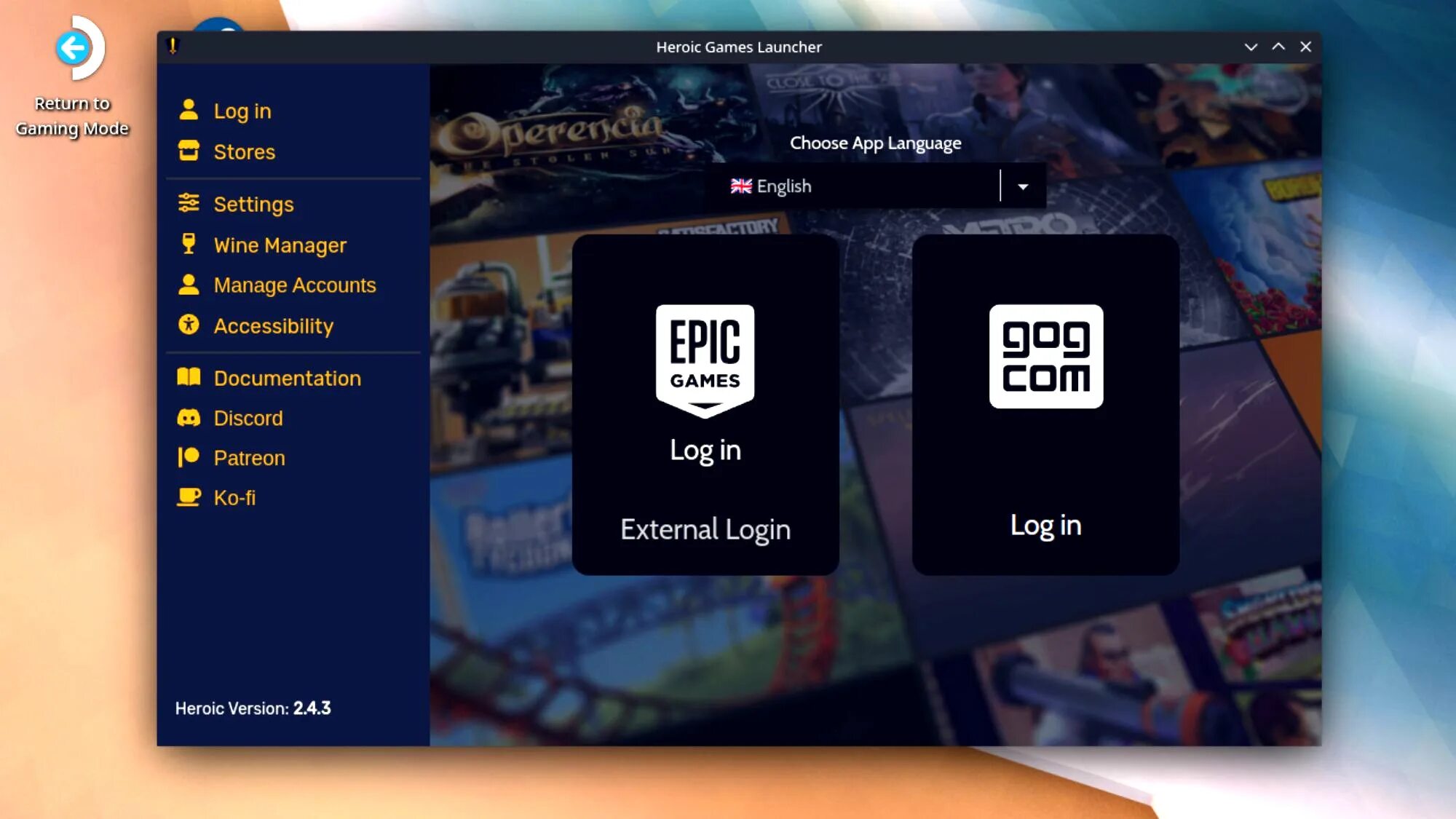 Steam deck epic games. Epic games Launcher. Heroic games Launcher. Подготовка программы запуска Epic games.