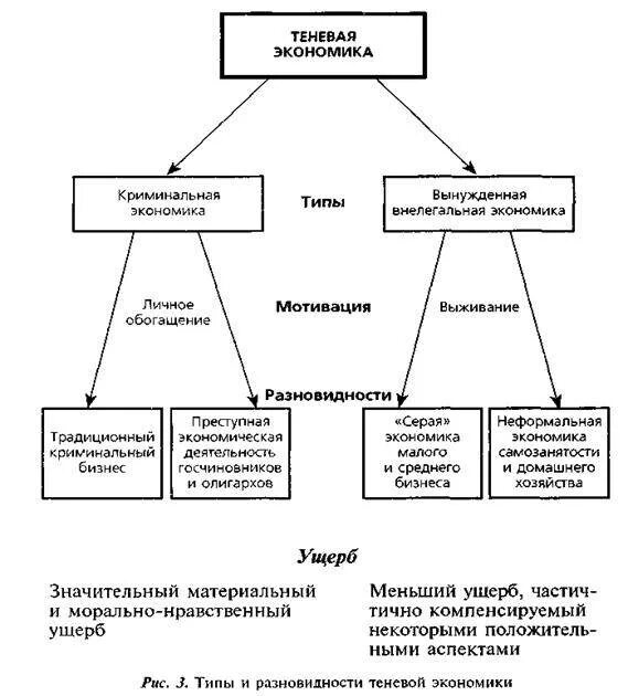 Теневая экономика является